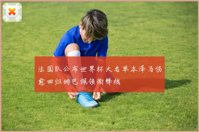 法国队公布世界杯大名单本泽马伤愈回归姆巴佩领衔锋线